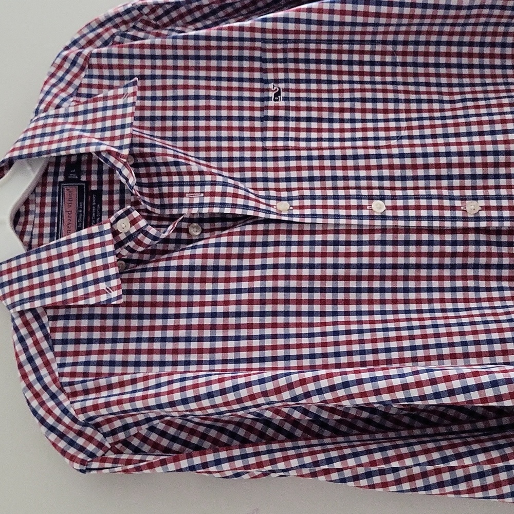 Vineyards vines Slim Fit Tucker Shirt L - Picture 2 of 5